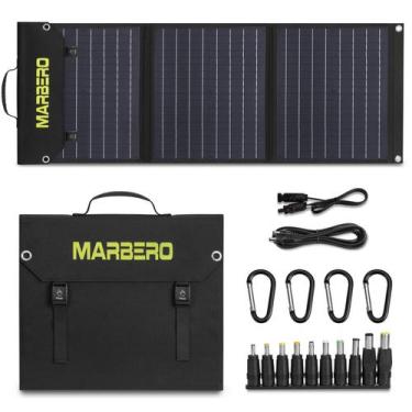 Imagem de Panel Solar MARBERO SL60W Plegable Portátil USB IP65 60W