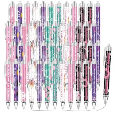 Imagem de Gaiaring 48 canetas femininas do mês da história, presentes inspiradores a granel para mulheres, canetas esferográficas. Preciso de caneta feminista, decoração do mês da história feminina para salas