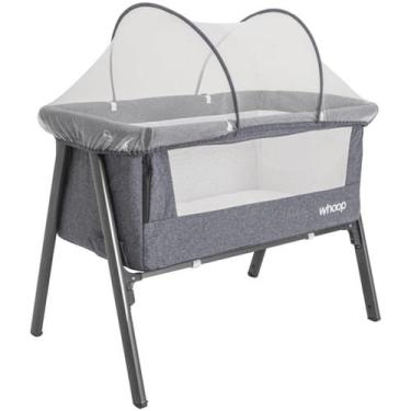 Imagem de Berço Moises para Bebe Co-leito Lado a Lado Kiddo Lazy Grafite