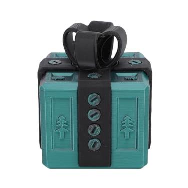 Imagem de Bewinner Caixa de Presente Irritante Com Parafusos, Caixa de Presente de Brincadeira Engraçada Reutilizável Impressa Em 3D, Enchimento de Meia de Natal O Irritante para Feriados (Verde Escuro Preto)