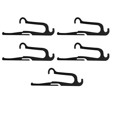 Imagem de Organizador de Cabides Plástico Inovador Multifuncional e Portátil para Roupas Economia Espaço em Casa Armário Organizado