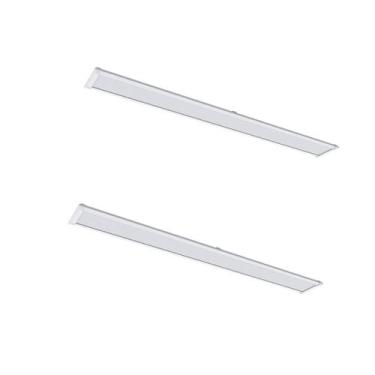 Imagem de Kit 2 Luminárias TL Slim 30 Sobrepor Branco - Taschibra 6.500K 70w