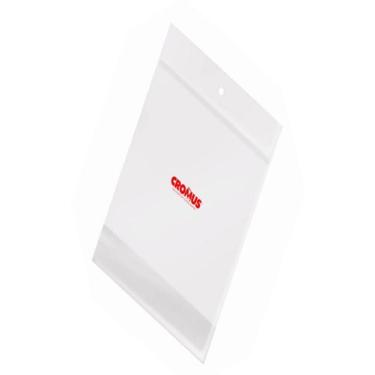 Imagem de Saco 8x8cm Adesivado Com Solapa Solapa Cromus Transparente 500 Unidade