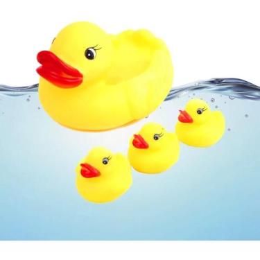 Imagem de Família Pato De Borracha Hora Do Banho Divertido Faz Barulho - Art Bri