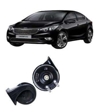 Imagem de BUZINA AUTOMOTIVA CARACOL (PAR) GRAVE/AGUDO PARA CERATO 2017 > 2019 - TIGER AUTO