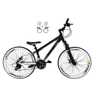 Imagem de Bicicleta Aro 26 Vikingx Tuff 21v Alumínio X44 Freeride DH Rodas Vmaxx Freio a Disco Hidráulico-Unissex