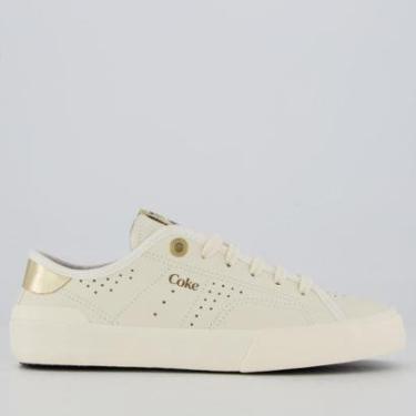 Imagem de Tênis Coca Cola Fortune Feminino Dourado-Feminino