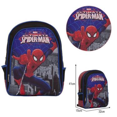 Imagem de Mochila Infantil Menino Spider Man Costas Envio Imediato - TOYS 2U