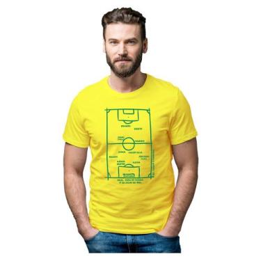 Imagem de Camiseta Brasil Tetra Copa do Mundo 1994 - Novomanto, Amarelo, P