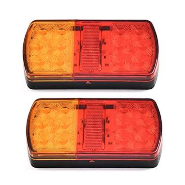 Imagem de MOUDOAUER 2 x 12 V Caminhão Trailer 2004-2008 12 Lâmpada LED Luz Traseira Indicador Acessório