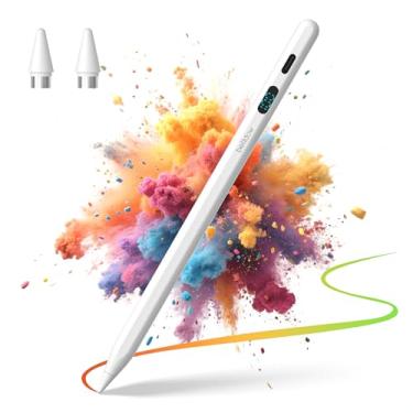 Imagem de Bettdow Caneta Stylus para telas sensíveis ao toque POM Feather para Android, caneta Stylus capacitiva tipo C, compatível com dispositivos Xiaomi Pad/Lenovo e Huawei, branca