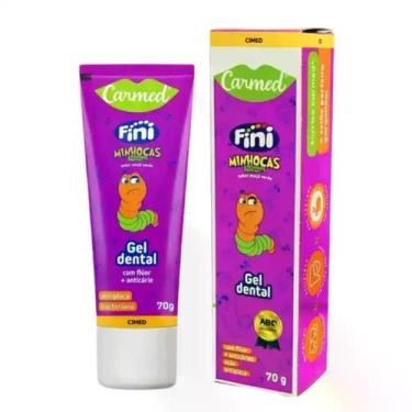 Imagem de Gel Dental Fini Minhoca Carmed 70G - Cimed