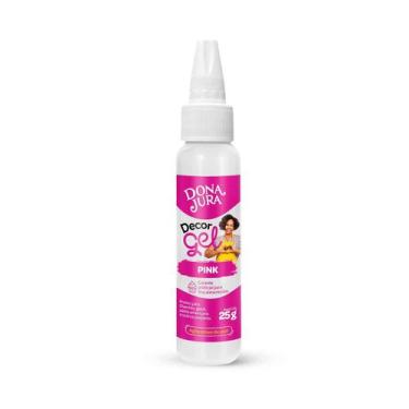 Imagem de Corante Alimentício em Gel Pink DecorGel 25g Dona Jura