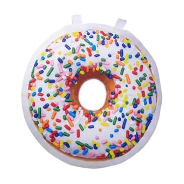 Imagem de APLVFFZH Fantasia de Halloween em formato de donut para apresentações de palco em baile de máscaras, Colorida