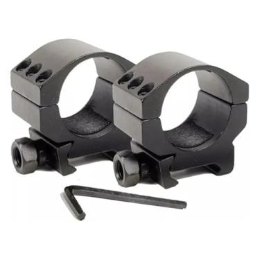 Imagem de Suporte De Luneta Mount 30mm Esportivo Tubo Para Trilhos 20mm Airsoft