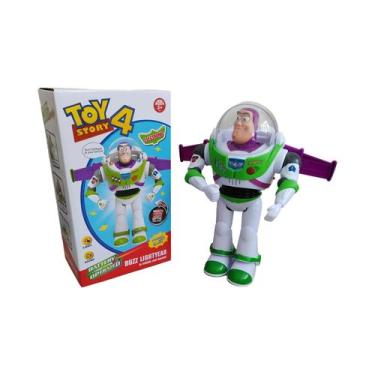 Imagem de Boneco Robô Elétrico Buzz Lightyear Toy Story Figura De Ação Da Pixar 