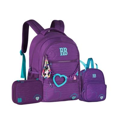 Imagem de Mochila Costas Rebecca Bonbon Lancheira Térmica Estojo Box