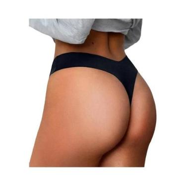 Imagem de Calcinha Sem Costura plus Size Para Mulheres, G String De Seda Gelada,