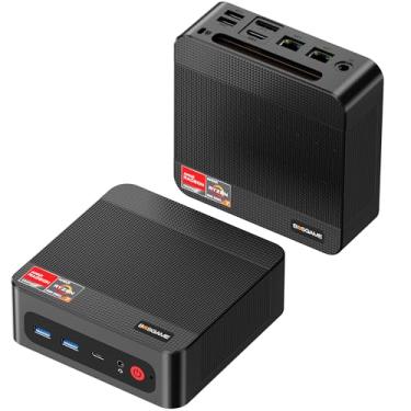 Imagem de BOSGAME Mini PC para jogos P3 AMD Ryzen 7 7840HS | RAM DDR5 de 32 GB | SSD NVMe PCIe 4.0 de 1 TB | Ethernet Gigabit dupla | Tela tripla (HDMI/DP/USB-C) | Wi-Fi 6 | BT 5.2 | Computador desktop compacto