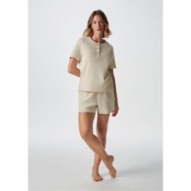 Imagem de Pijama Curto Feminino Em Ribana-Feminino