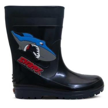 Imagem de Bota Infantil Galocha Masculina 25ao32 Menino Tubarão 09.12-Masculino