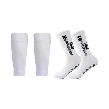 Imagem de Meias Esportivas Antiderrapantes Para Futebol, Combinação TC, Proteção