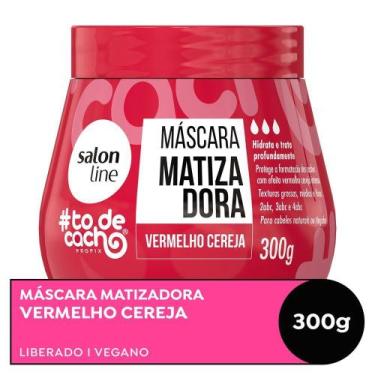 Imagem de Máscara Matizadora todecacho Vermelho Cereja 300g - SALON LINE