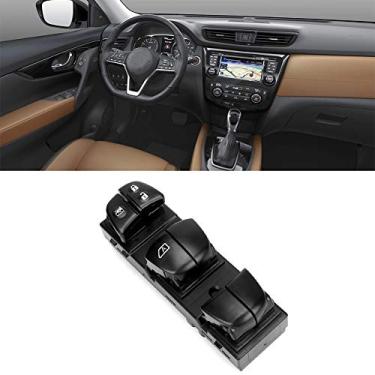 Imagem de Naroote Interruptor de Janela Elétrica Ajuste Durável Adequado para ROGUE 14-17, Interruptor de Janela para Frente Esquerda do Carro, Sem Necessidade de Decodificação, 1 X de