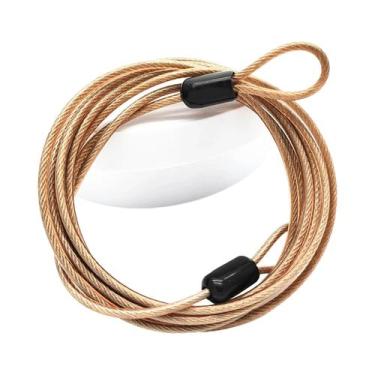Imagem de Cabo De Aço Revestido Antifurto De 2m Para Bagagem, Equipamentos De Vi