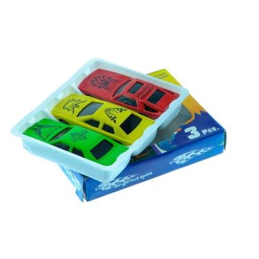 Imagem de Carrinho Colecao Hot Garage Com 3 Pecas Roda Livre