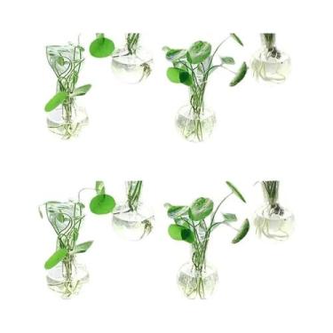 Imagem de Vaso De Flores Semi-Circular Montado Na Parede, Aquário Hidropônico Pa