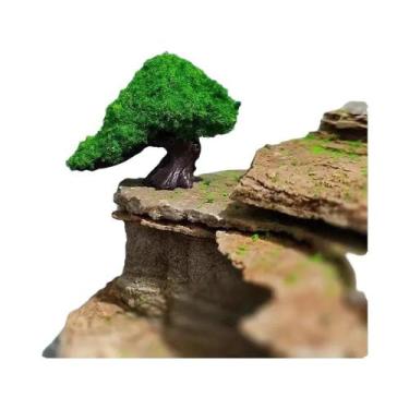 Imagem de Miniatura De Pinheiro Artificial Para Decoração De Bonsai - Modelo Par