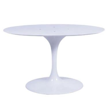 Imagem de Base Mesa Saarinen Tulip Jantar Oval Pequena - Branca - mgsaarinen