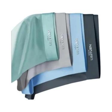 Imagem de Cuecas Boxer Masculinas De Seda Gelada Com Grafeno, Kit Com 4 Peças, R