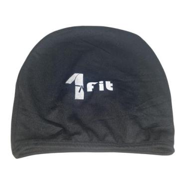 Imagem de Touca de Natação Infantil Mergulho Helanca 1 Fit Cores, Preto