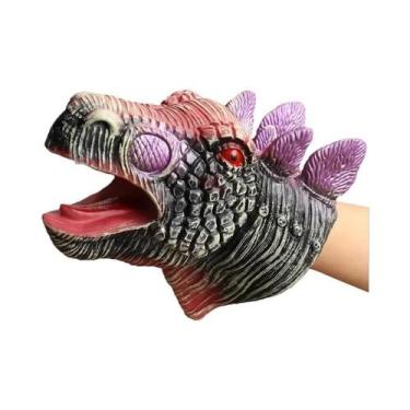 Imagem de Fantoches De Mão De Dinossauro Para Crianças, T-Rex, Tubarão, Tigre, B
