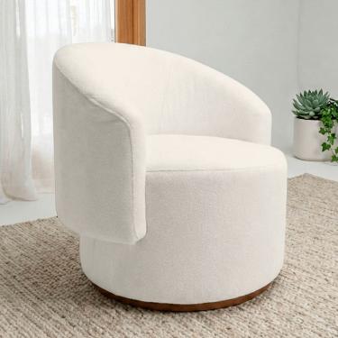 Imagem de Poltrona Decorativa Orgânica Espanha Sala e Recepção Bouclê