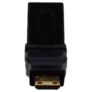 Imagem de Emenda Flexível Hdmi Fêmea X Mini Hdmi Macho Para Camera