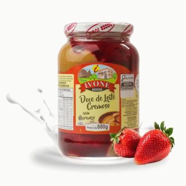 Imagem de Doce de Leite c/ Morango Ivone 680g