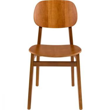 Imagem de Cadeira de Madeira Tramontina London em Tauarí Amêndoa