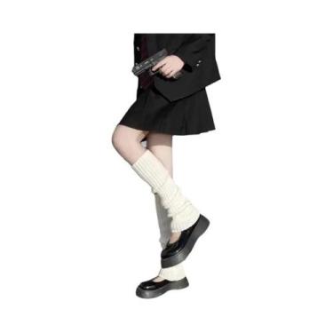 Imagem de Polainas De Uniforme JK Para Meninas Acima Do Joelho 40/50/70CM, Meias