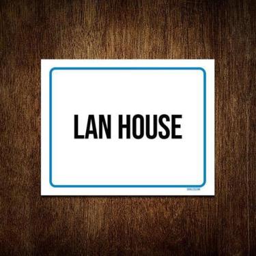 Imagem de Kit 3 Placas Sinalização Ambiente Lan House