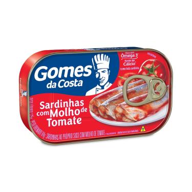 Imagem de Sardinha com Molho de Tomate Gomes da Costa 125g Ômega 3