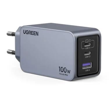 Imagem de Carregador Usb A/c Ugreen Nexode Pro 100w + Cabo Cinza