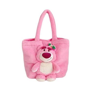 Imagem de Bolsa De Ombro De Pelúcia Kawaii Disney Lotso Stitch, Bolsa Macia E Fo