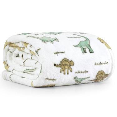 Imagem de Manta Solteiro Infantil Tuti Microfibra Flanel 1 Peça Dino - Bia Enxov