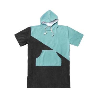 Imagem de Roupão De Banho Grosso Com Capuz De Secagem Rápida, Toalha De Microfib