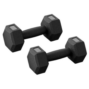 Imagem de Par de Halter Sextavado Bonafit 9kg Ahead Sports Condicionamento Muscu