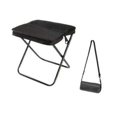 Imagem de Cadeira De Camping Dobrável Portátil, Mochila Para Atividades Ao Ar Li