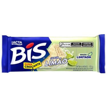Imagem de Chocolate Bis Lacta Branco Sabor Limão Super Crocante 100,8g, Limão